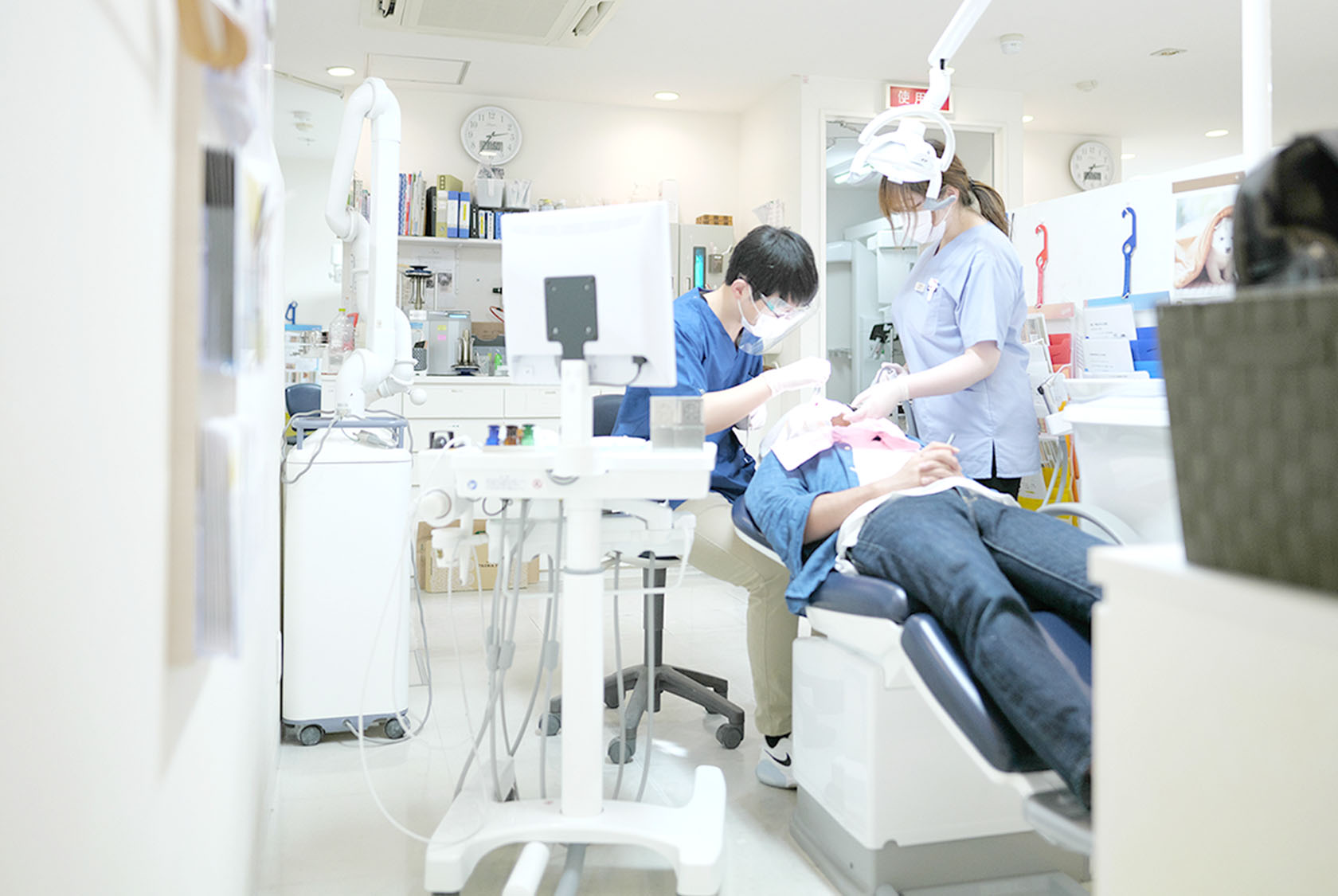 歯科医の技術と充実した医療機器